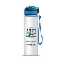 Thumbnail for Airbus A321 - Sports Kettle - Original + Name - White