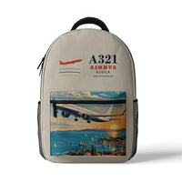 Thumbnail for Airbus A321LR - 3D Backpack - Beige
