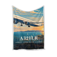 Thumbnail for Airbus A321LR - 3D - Blanket - Full Print