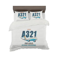 Thumbnail for Airbus A321LR - Cartoon - Bedding Set - White