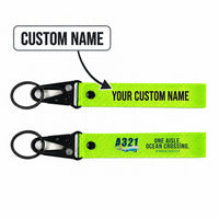 Thumbnail for Airbus A321LR Hawk-Shaped Key Chains - Light Green - Cartoon - Personalized