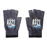 Thumbnail for Airbus A321LR - Gloves - Cut - Cartoon - Black