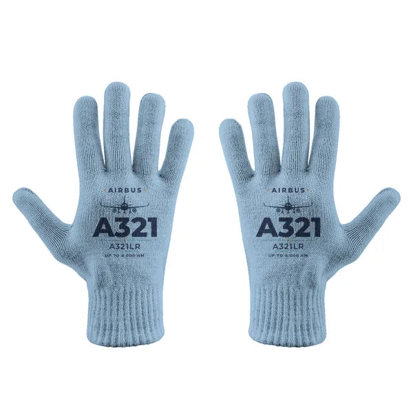 Airbus A321LR - Gloves - Full - Heritage - Light Blue