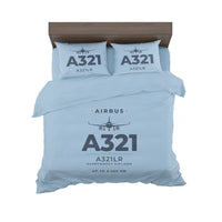 Thumbnail for Airbus A321LR - Heritage - Bedding Set - Light Blue