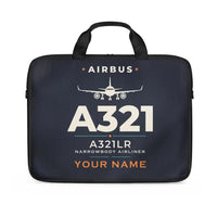 Thumbnail for Airbus A321LR - Heritage + Name - Laptop Bag