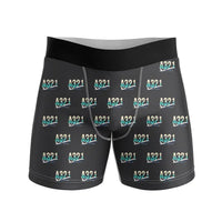 Thumbnail for Airbus A321LR - Men Boxers - Original Pattern - Black