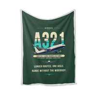 Thumbnail for Airbus A321LR - Original - Blanket - Dark Green