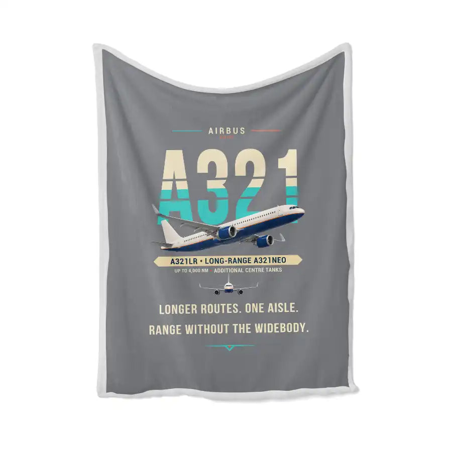 Airbus A321LR - Original - Blanket - Gray