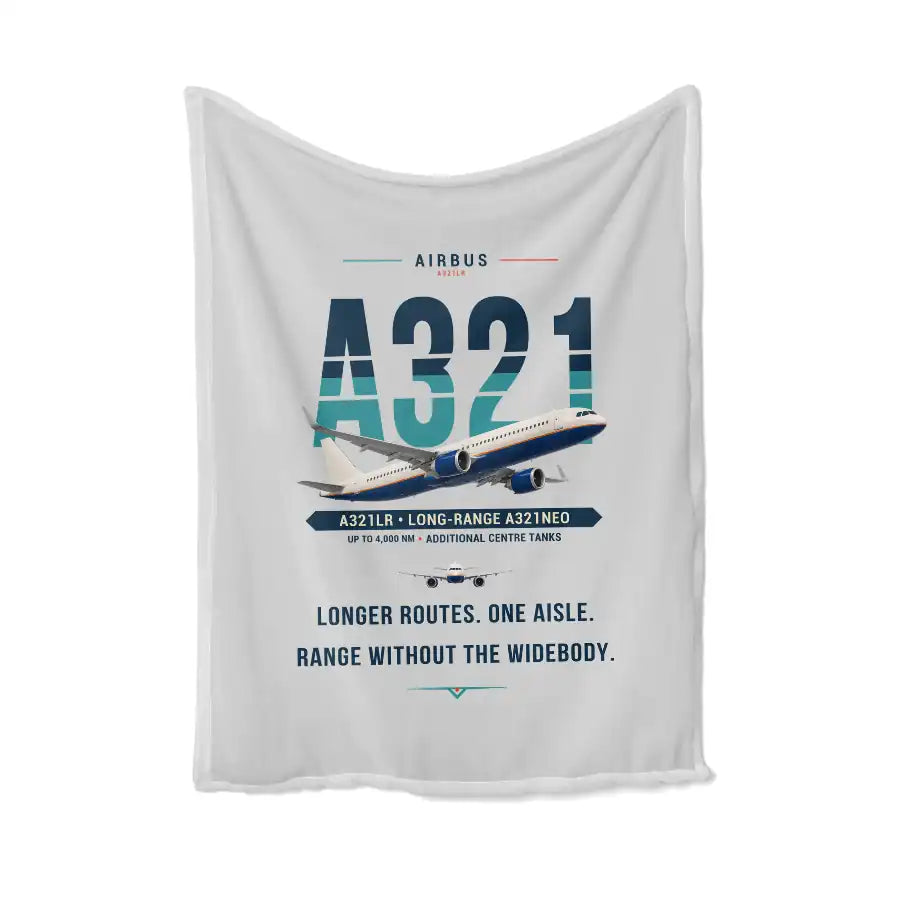 Airbus A321LR - Original - Blanket - Light Gray