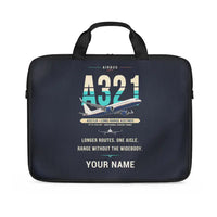 Thumbnail for Airbus A321LR - Original + Name - Laptop Bag