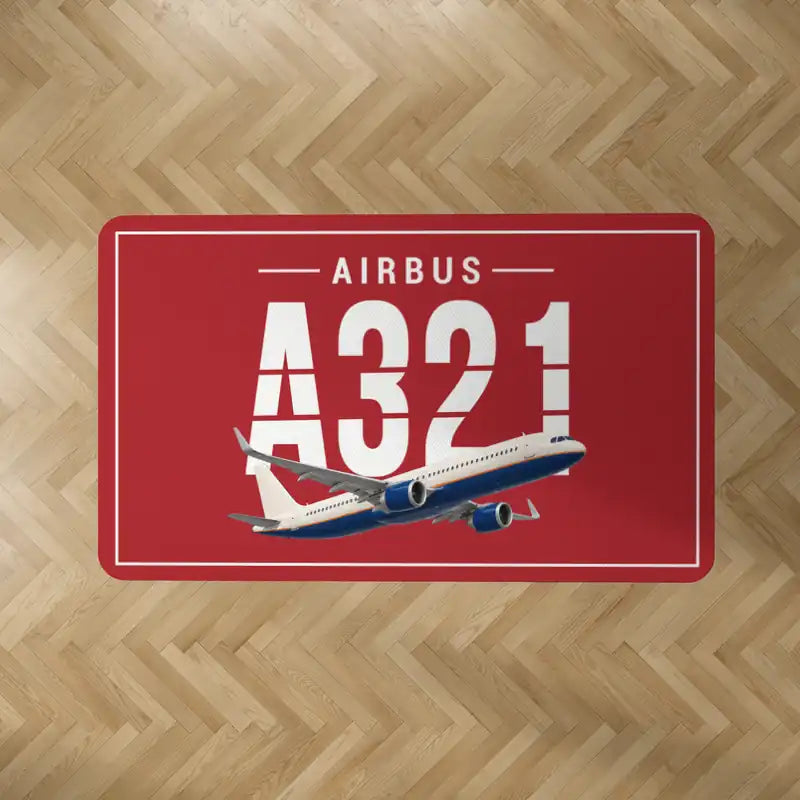 Airbus A321LR - Original - Rectangle Carpet - Red