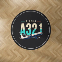 Thumbnail for Airbus A321LR - Original - Round Carpet - Black