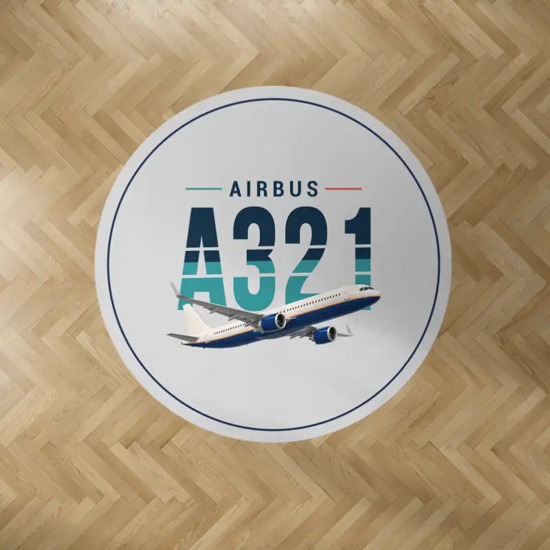 Airbus A321LR - Original - Round Carpet - Light Gray