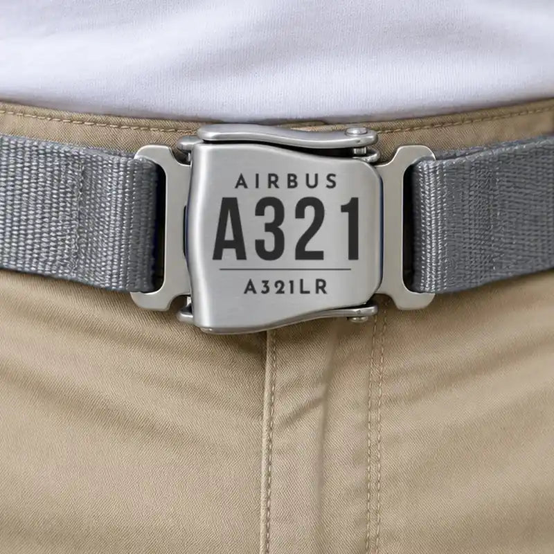 Airbus A321LR - Seat Belt - Tag - Gray