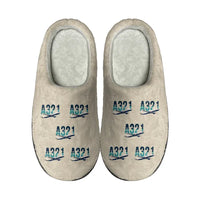 Thumbnail for Airbus A321LR - Slippers - Cotton - Original Pattern - Beige
