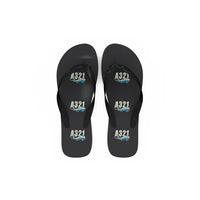 Thumbnail for Airbus A321LR - Slippers - Flip Flops - Cartoon Pattern - Black
