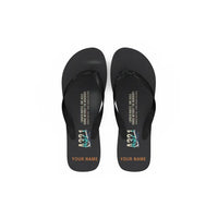 Thumbnail for Airbus A321LR - Slippers - Flip Flops - Original + Name - Black