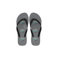 Thumbnail for Airbus A321LR - Slippers - Flip Flops - Original Pattern - Gray