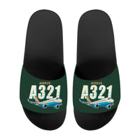 Thumbnail for Airbus A321LR - Slippers - Sport - Cartoon - Dark Green
