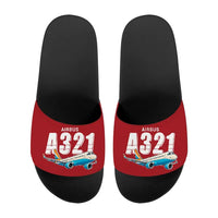 Thumbnail for Airbus A321LR - Slippers - Sport - Cartoon - Red