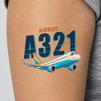 Thumbnail for Airbus A321LR - Tattoo - Cartoon
