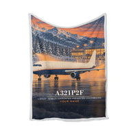 Thumbnail for Airbus A321P2F - 3D + Name - Blanket - Full Print