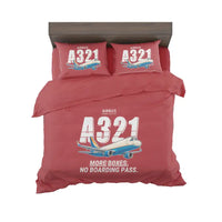 Thumbnail for Airbus A321P2F - Cartoon - Bedding Set - Red