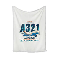 Thumbnail for Airbus A321P2F - Cartoon - Blanket - White