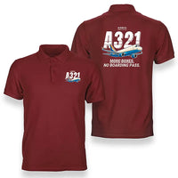Thumbnail for Airbus A321P2F - Cartoon - Double-Side Polo - Red