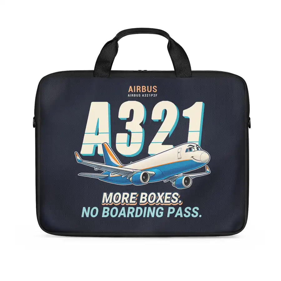 Airbus A321P2F - Cartoon - Laptop Bag
