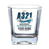 Thumbnail for Airbus A321P2F - Cartoon + Name - Whiskey Glass