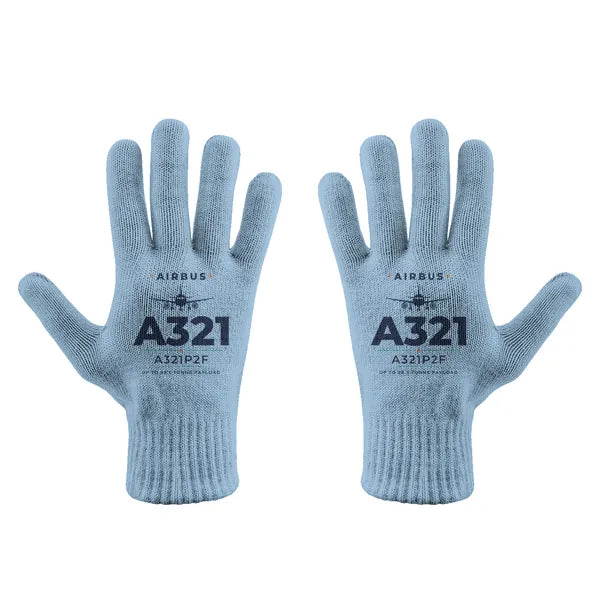 Airbus A321P2F - Gloves - Full - Heritage - Light Blue