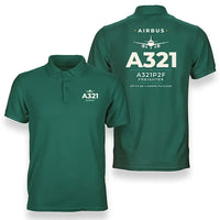 Thumbnail for Airbus A321P2F - Heritage - Double-Side Polo - Green