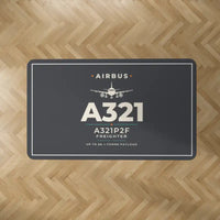 Thumbnail for Airbus A321P2F - Heritage - Rectangle Carpet - Dark Gray