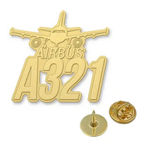 Thumbnail for Airbus A321P2F - Hollow Pin - Heritage - Gold