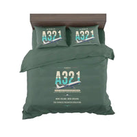 Thumbnail for Airbus A321P2F - Original - Bedding Set - Dark Green