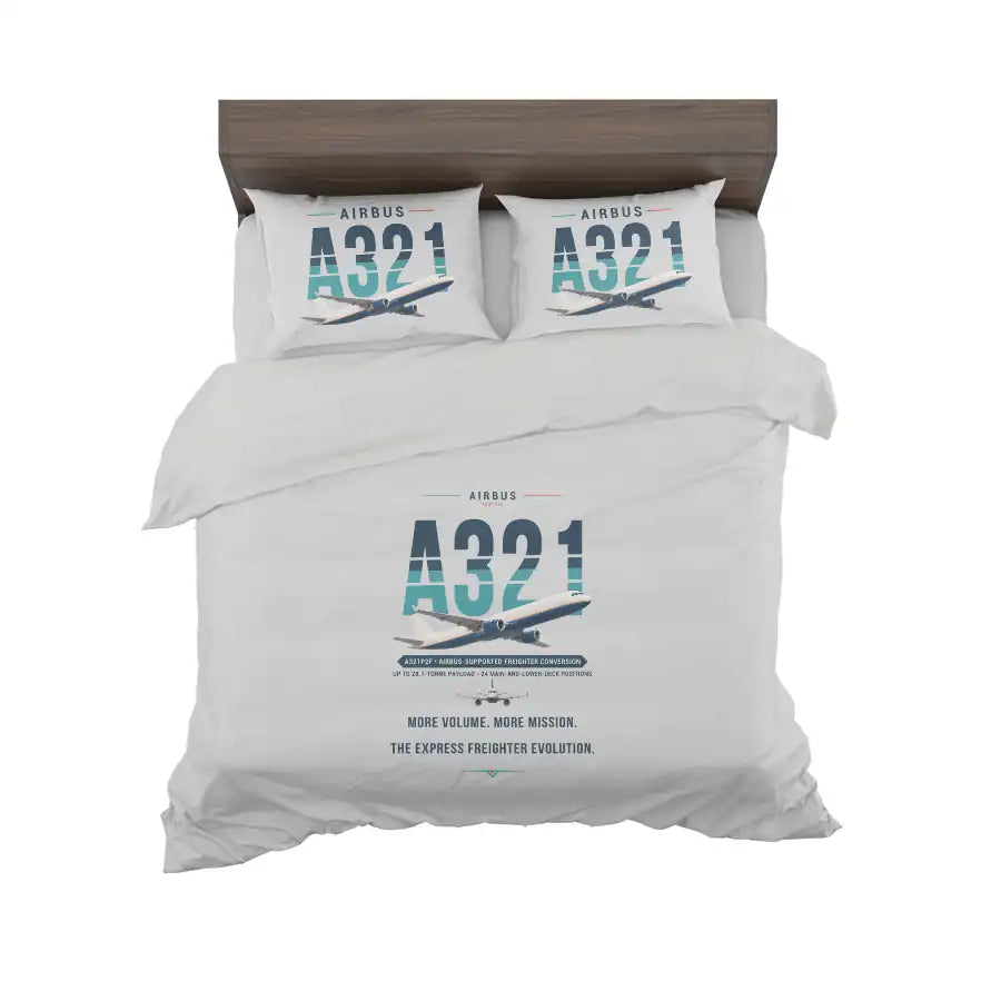 Airbus A321P2F - Original - Bedding Set - Light Gray