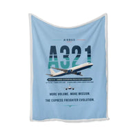 Thumbnail for Airbus A321P2F - Original - Blanket - Light Blue