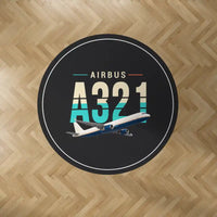 Thumbnail for Airbus A321P2F - Original - Round Carpet - Black