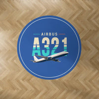 Thumbnail for Airbus A321P2F - Original - Round Carpet - Blue
