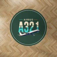 Thumbnail for Airbus A321P2F - Original - Round Carpet - Dark Green