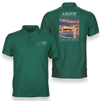 Thumbnail for Airbus A321P2F - Poster - Double-Side Polo - Green