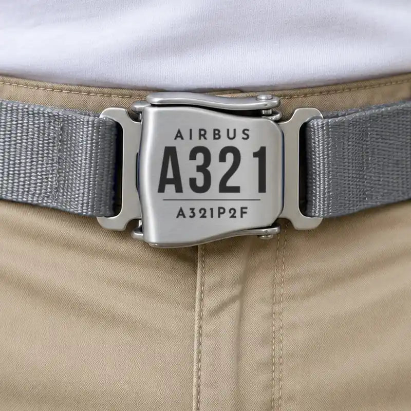 Airbus A321P2F - Seat Belt - Tag - Gray