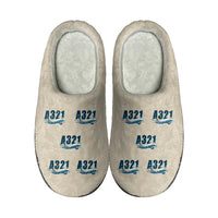 Thumbnail for Airbus A321P2F - Slippers - Cotton - Cartoon Pattern - Beige