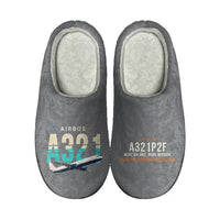 Thumbnail for Airbus A321P2F - Slippers - Cotton - Original - Gray