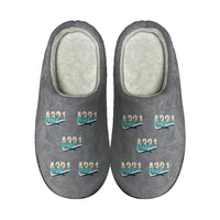Thumbnail for Airbus A321P2F - Slippers - Cotton - Original Pattern - Gray