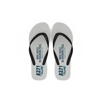 Thumbnail for Airbus A321P2F - Slippers - Flip Flops - Cartoon - White