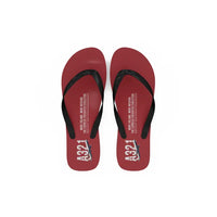 Thumbnail for Airbus A321P2F - Slippers - Flip Flops - Original - Red