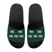 Thumbnail for Airbus A321P2F - Slippers - Sport - Cartoon Pattern - Dark Green