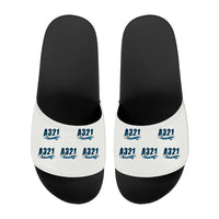 Thumbnail for Airbus A321P2F - Slippers - Sport - Cartoon Pattern - White